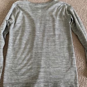 Lululemon Grey Longsleeve Workout Top